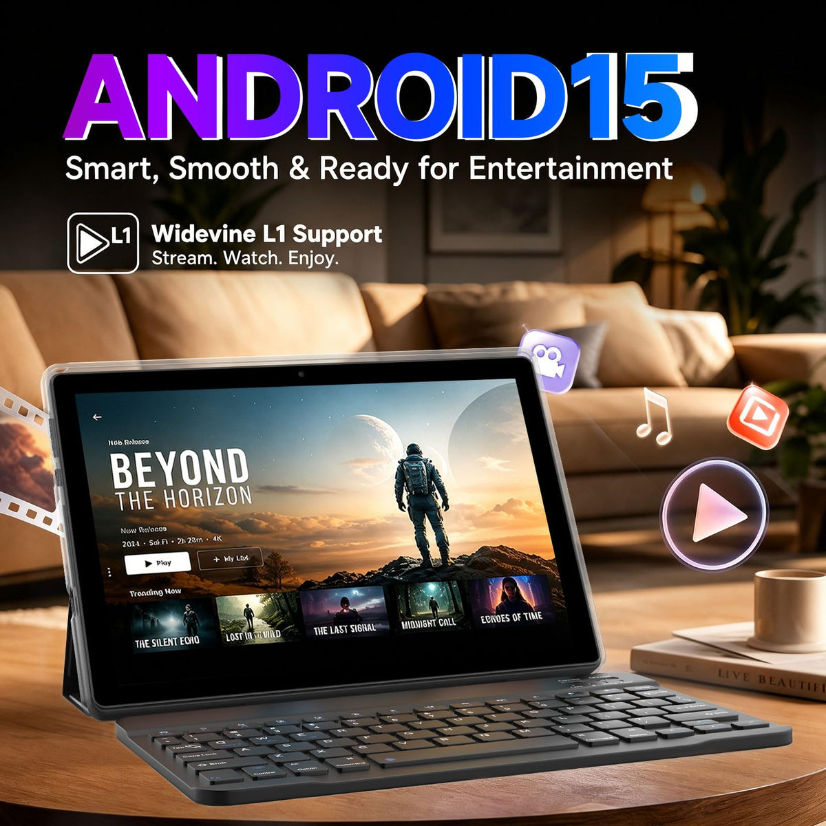 10 inch Tablet with Keyboard Q2730