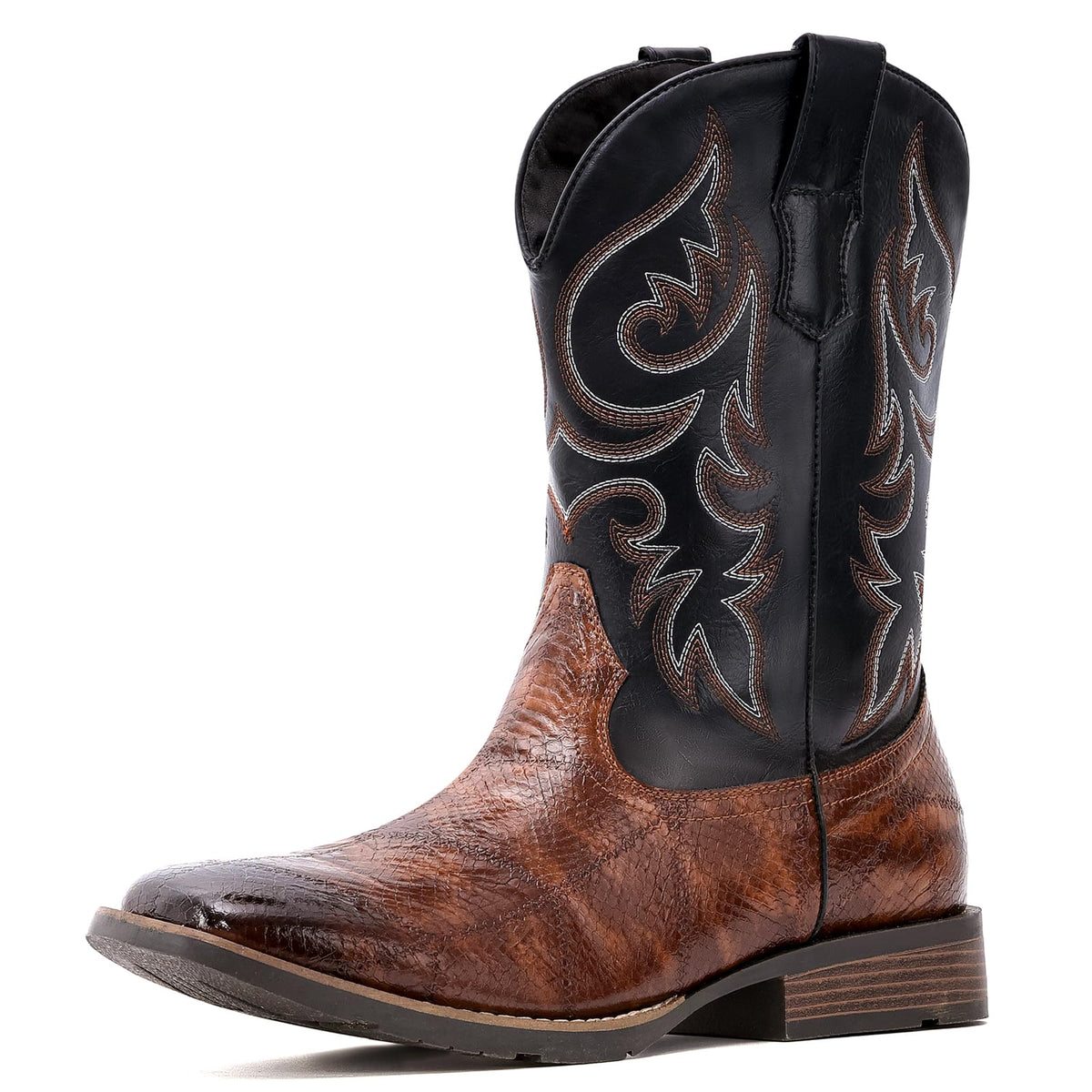 Cowboy Boots Square Toe Western Boots Y187