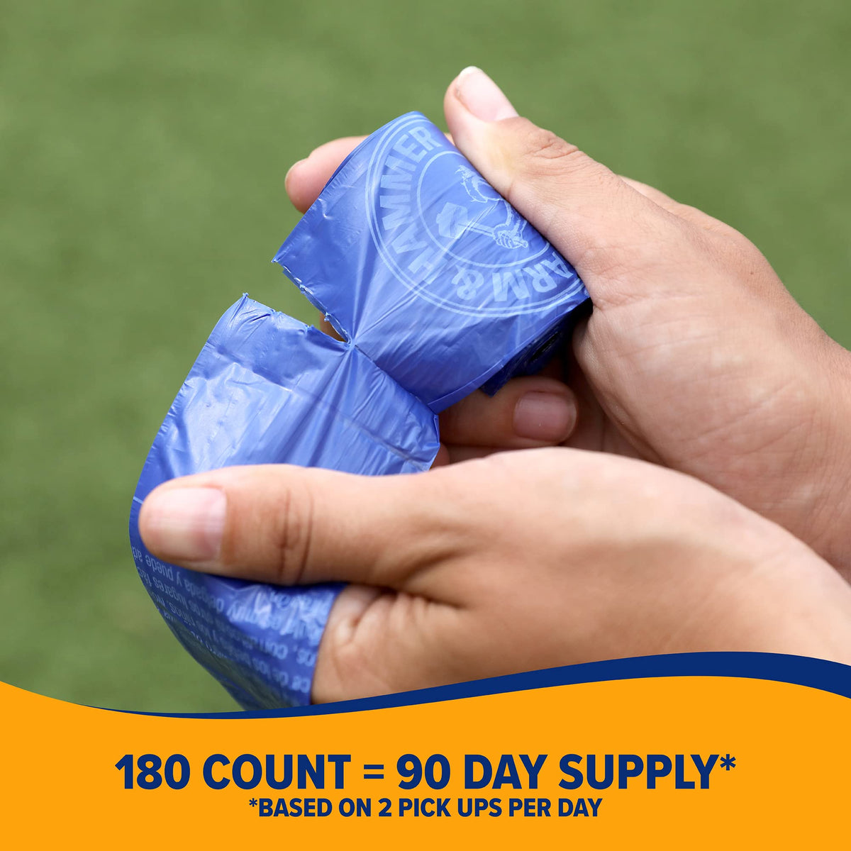 Dog and Cat Waste Bags, 180 Count Y57418