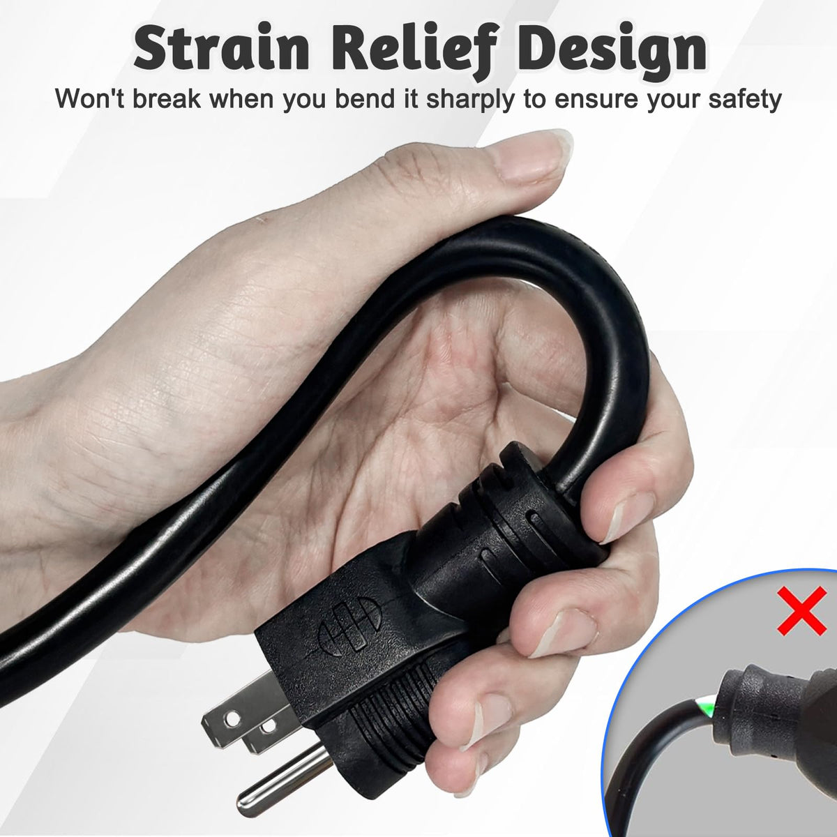 12 Gauge 3 Outlet Outdoor Extension Cord 100 FT B398205