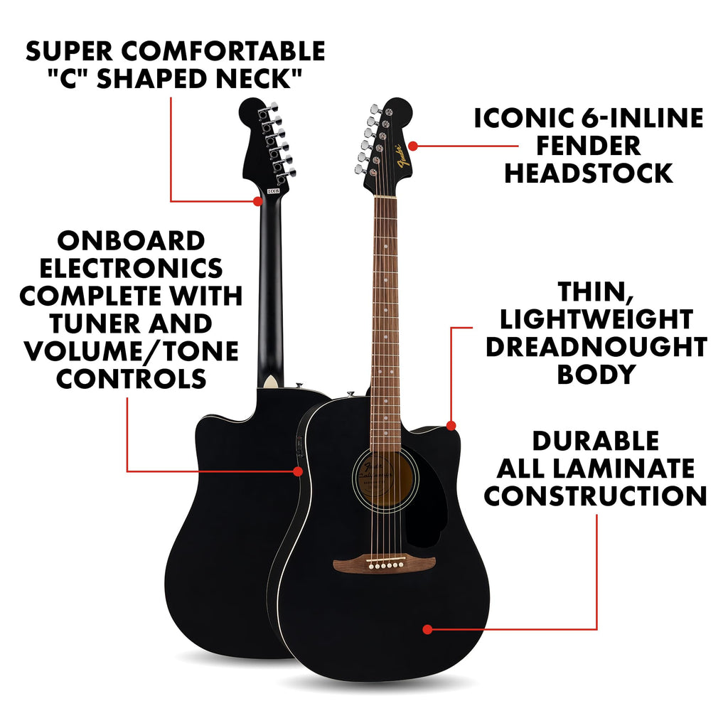 Black Acoustic Guitar E788