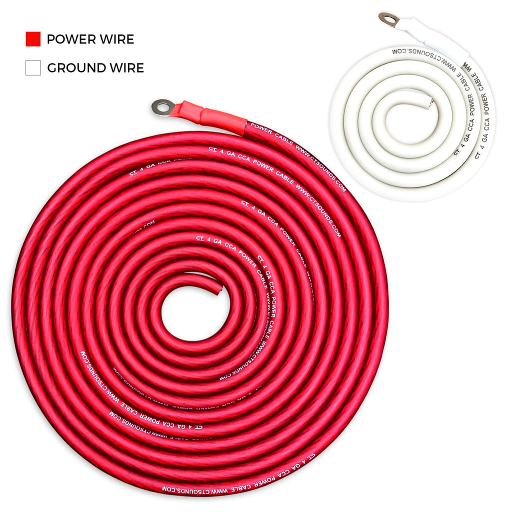 4 Gauge CCA Amp Wiring Install Kit H6136
