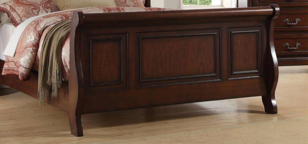California King Bed Frame Antique Cherry V84503