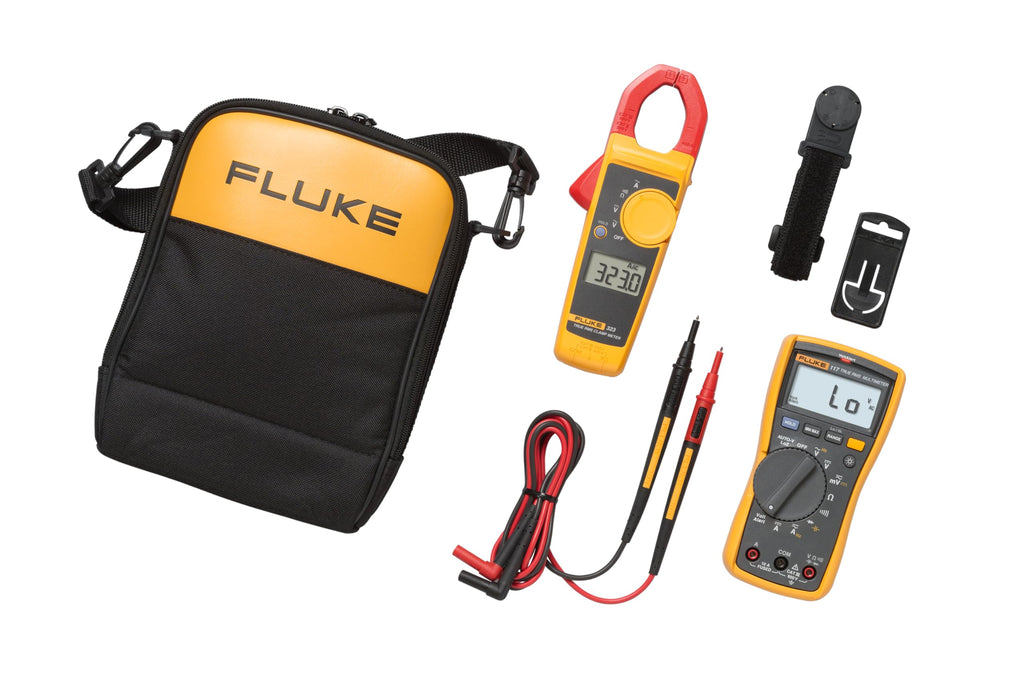 Multimeter and Clamp Meter Combo Kit with Test Leads and Carrying Case A61546