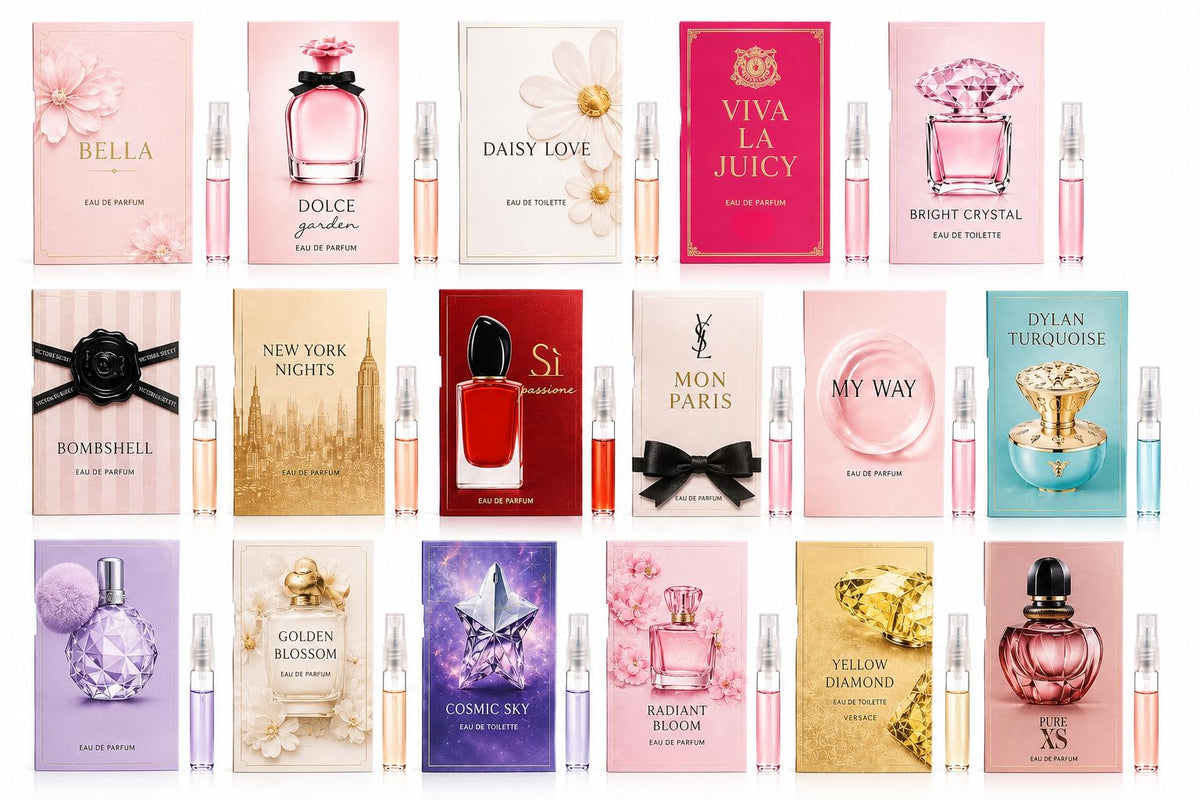 Perfume Discovery Set 10-Piece Fragrance Mini Vial Sampler Kit Q6630