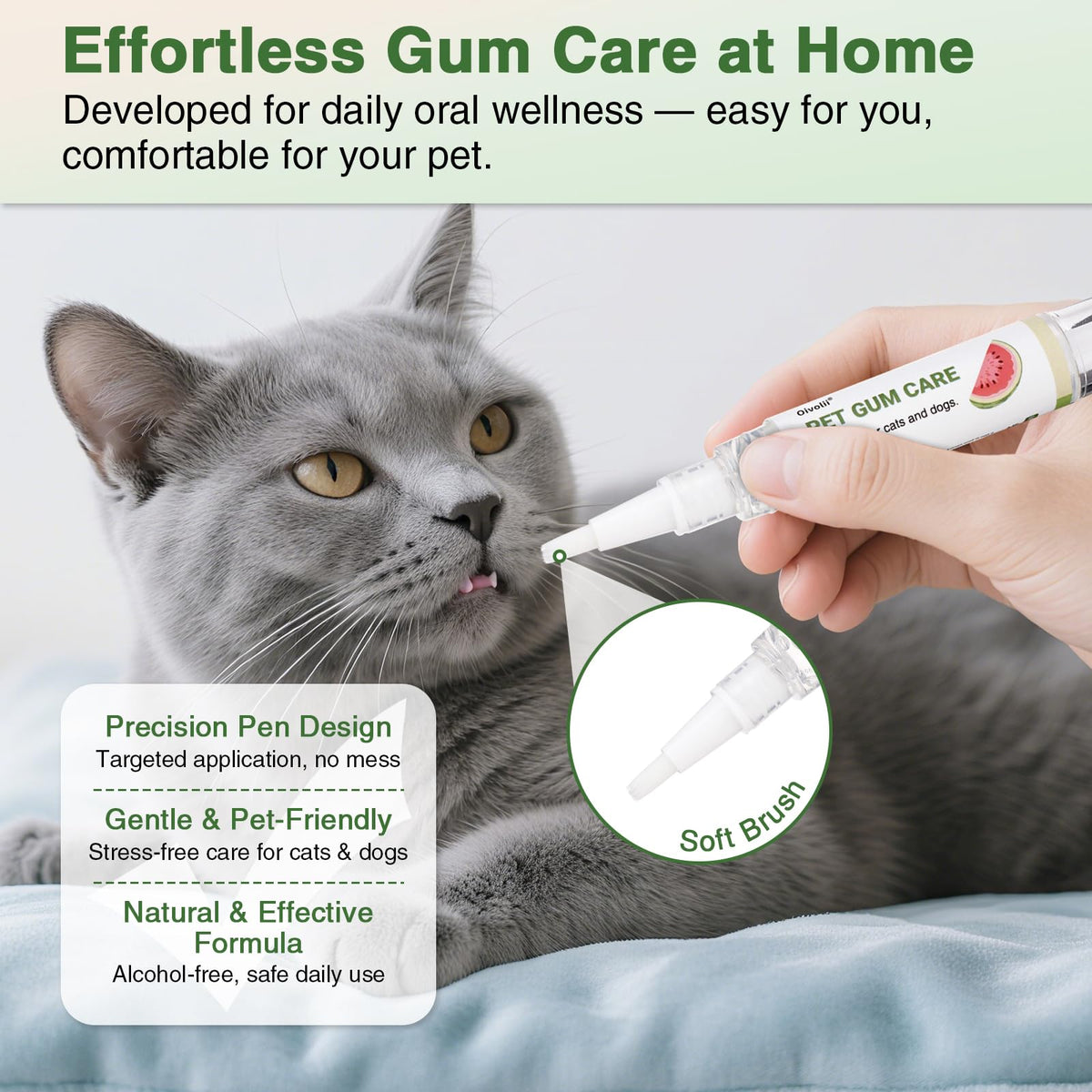Cat Gum Care Pen with Soft Brush Tip J942340