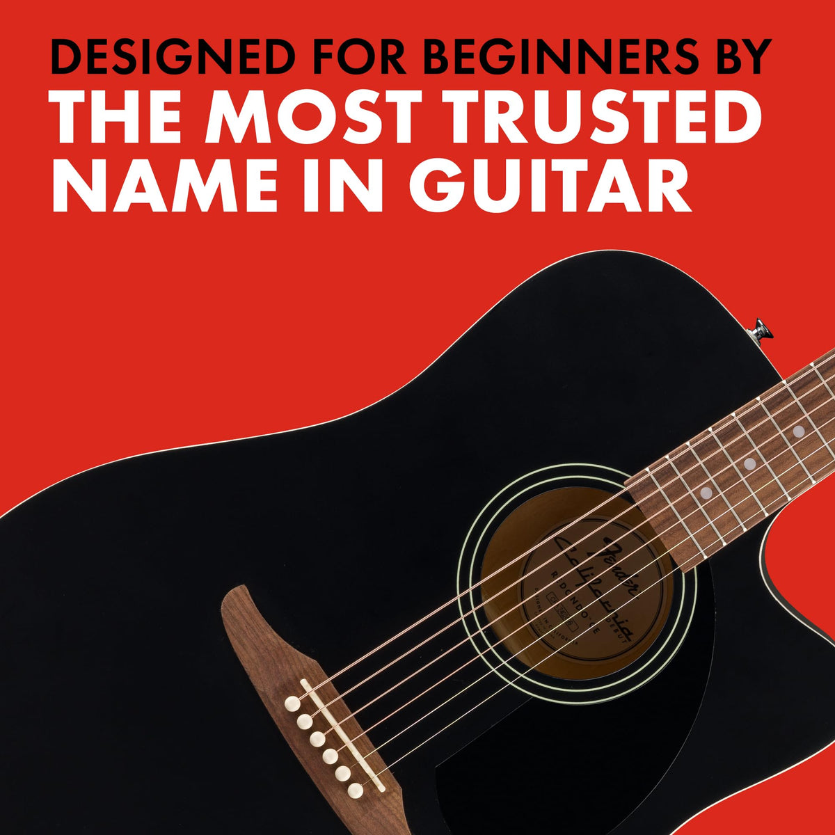 Black Acoustic Guitar E788