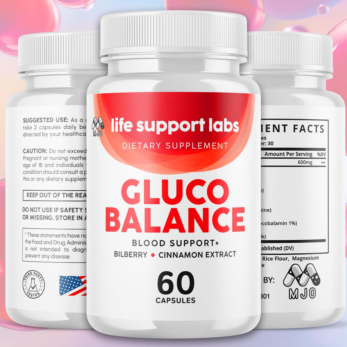 3 Pack 180 Capsules Blood Health Pills R381