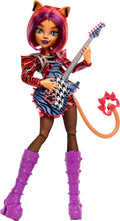 Monster High Toralei Music Club Doll With Varsity Jacket, Yearbook, And Accessories S3787