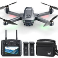 4K Foldable GPS Drone with 4.5" Screen Under 249g Black R34790