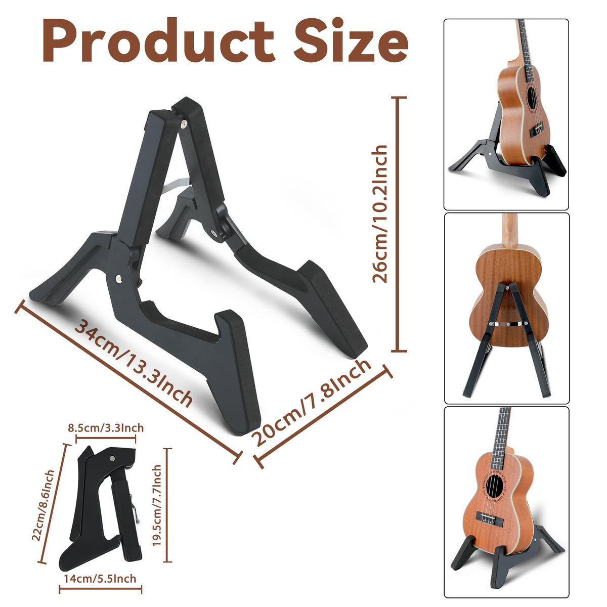 Adjustable Folding Ukulele Stand P294