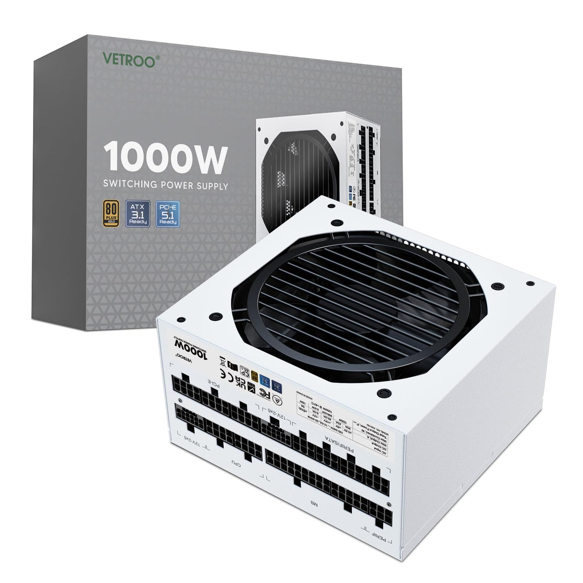 1000W White Power Supply L536637