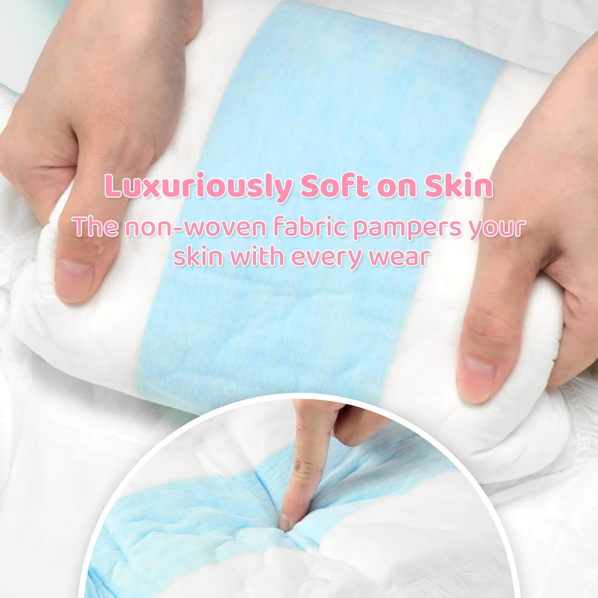 Adjustable Adult Diaper 10 Pieces White Medium I425645