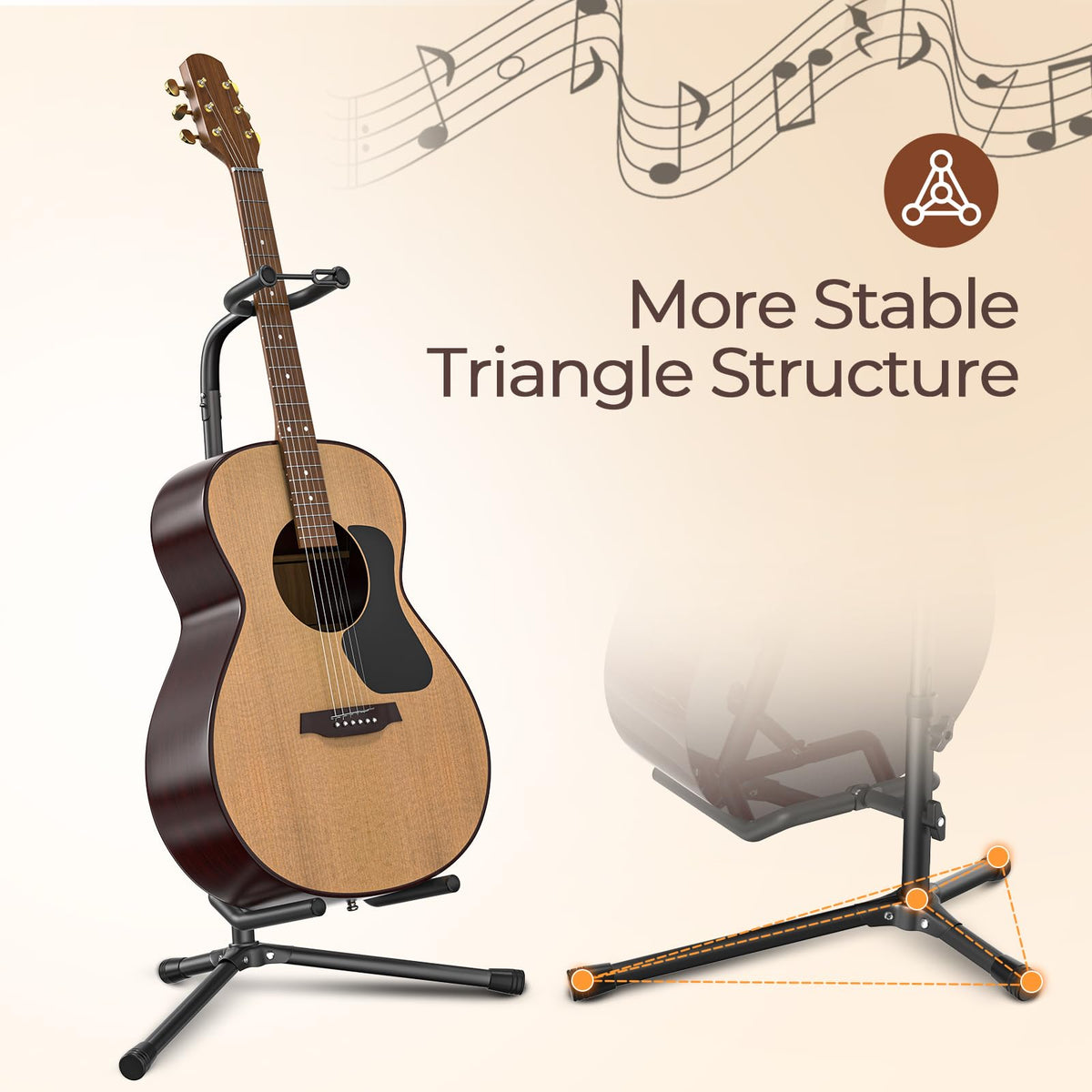 Adjustable Folding Guitar Stand T234096