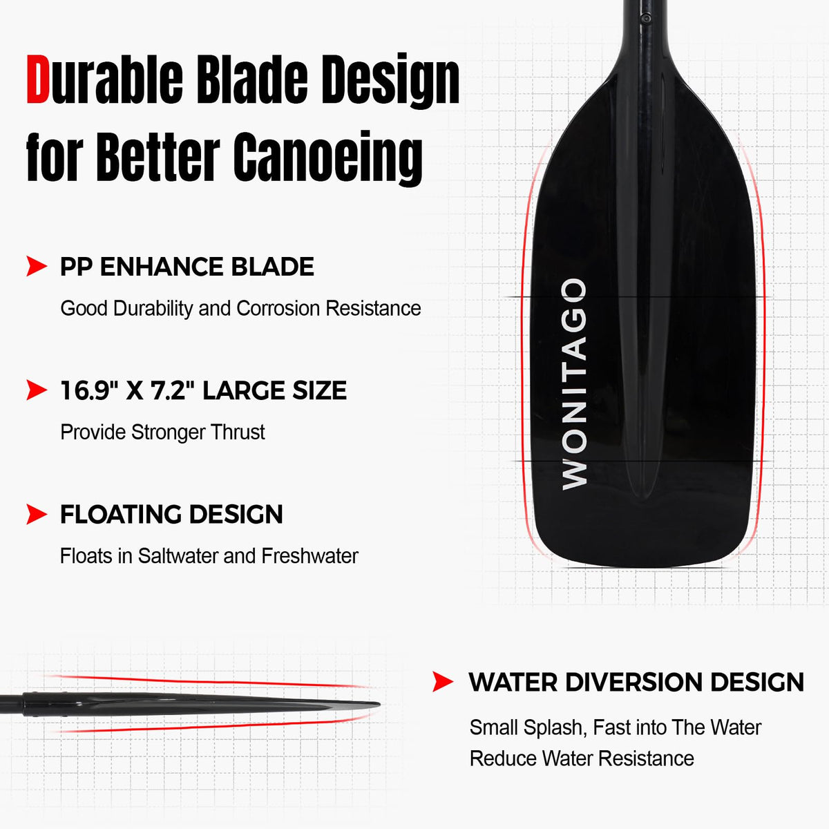 Adjustable Collapsible Boat Paddle M152