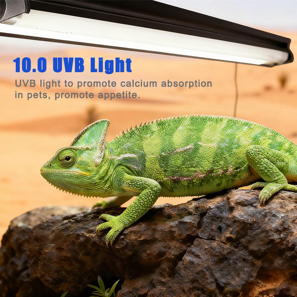 15W 10.0 UVB Reptile Light Fixture 18 Inch T86368