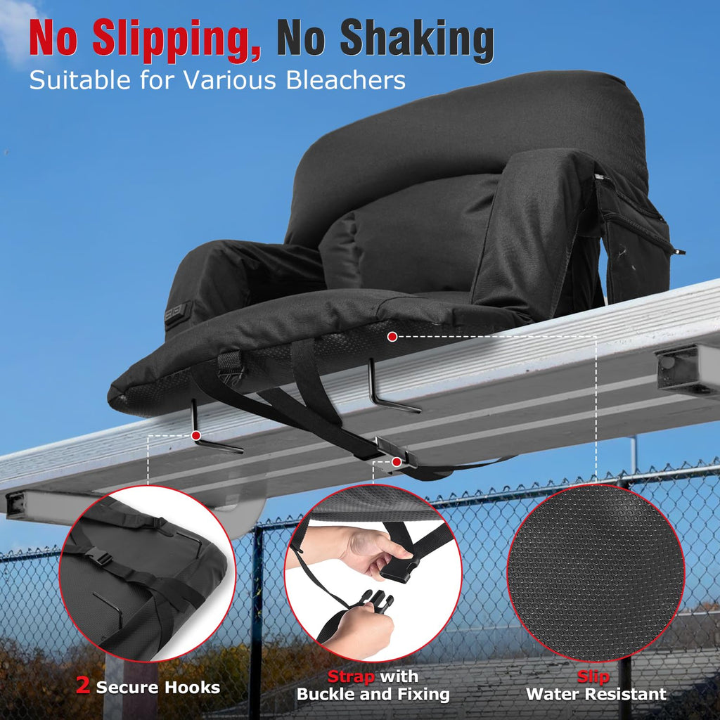 Heated Stadium Seats with Back Support 2 Pack K774406