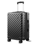 20 Inch Carry On Luggage 22x14x9 Charcoal Metallic L527862