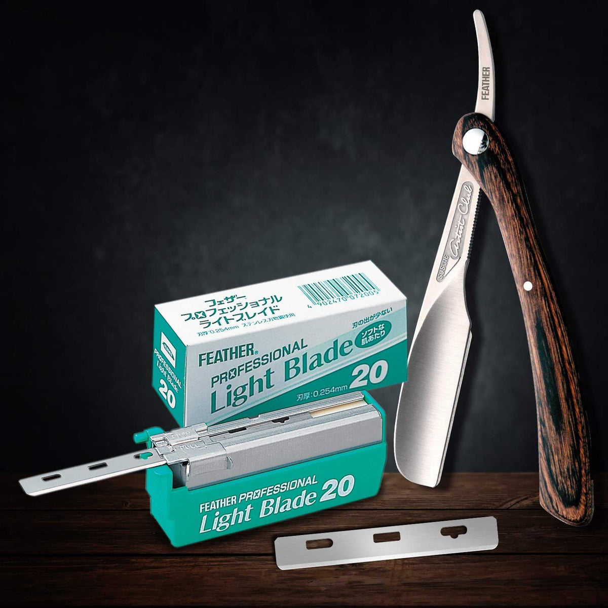 Single Straight Edge Razor Blade Refills, 5 Pack of 20 T85417