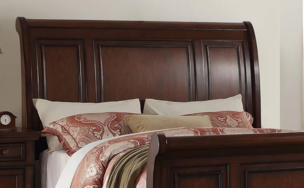 California King Bed Frame Antique Cherry V84503