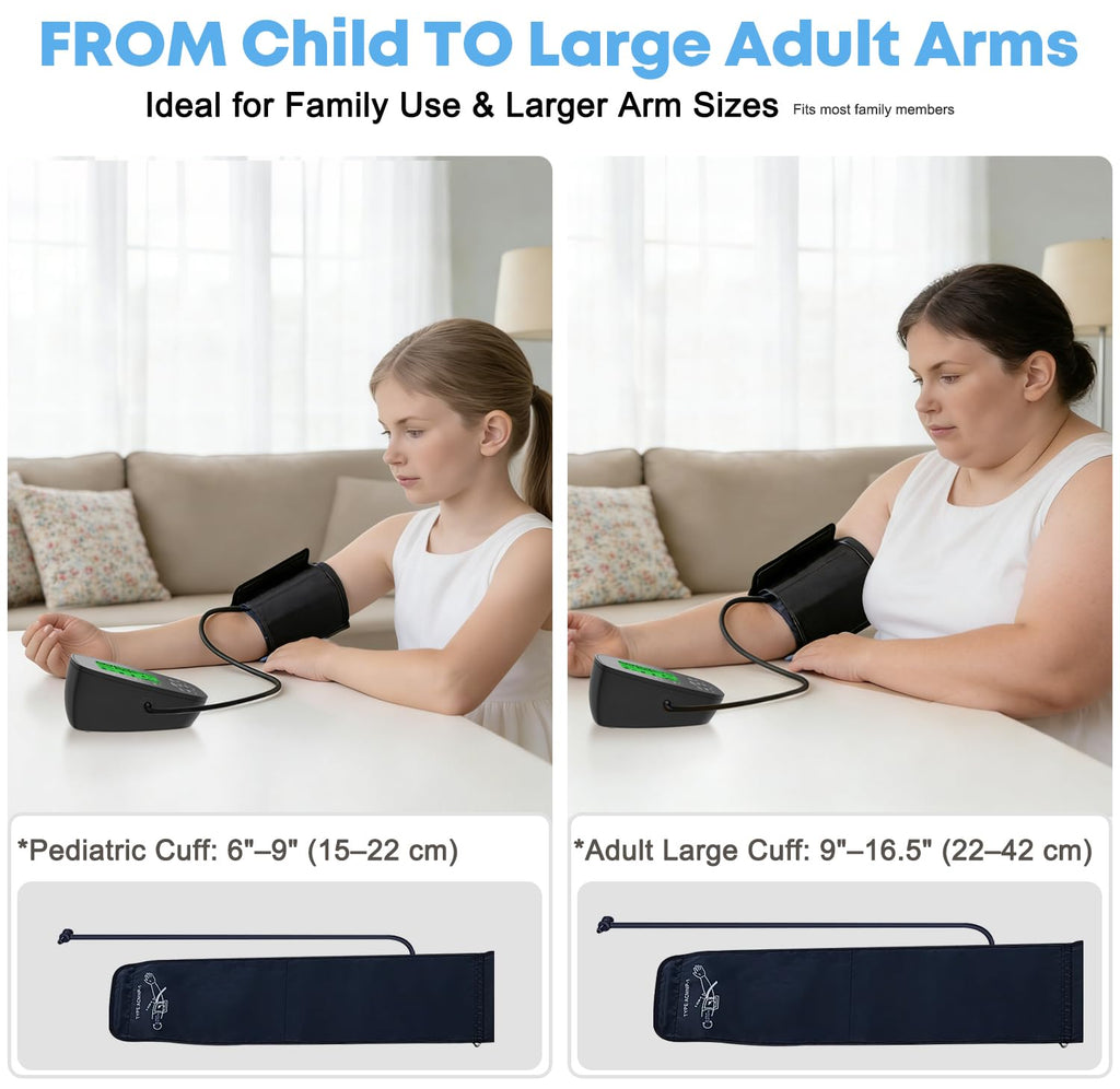 Blood Pressure Monitor with 2 Size Cuffs I3424