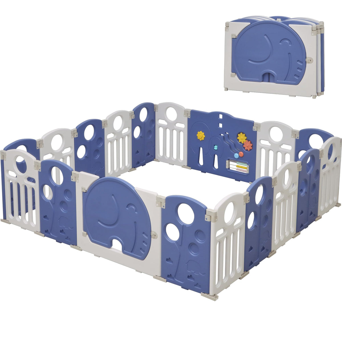 18-Panel Foldable Baby Playpen C4537