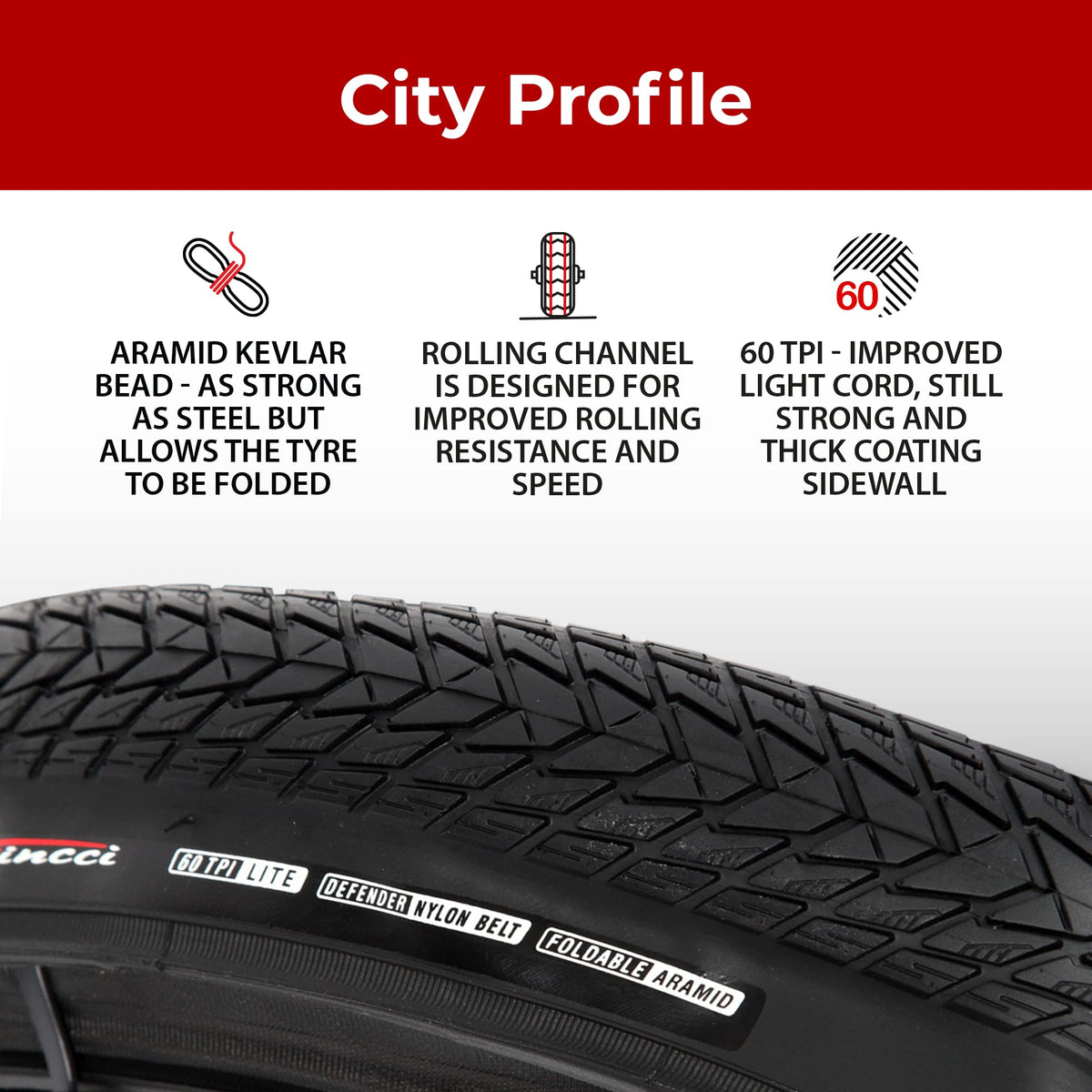 700x35c City Bike Tires & Tubes T4315