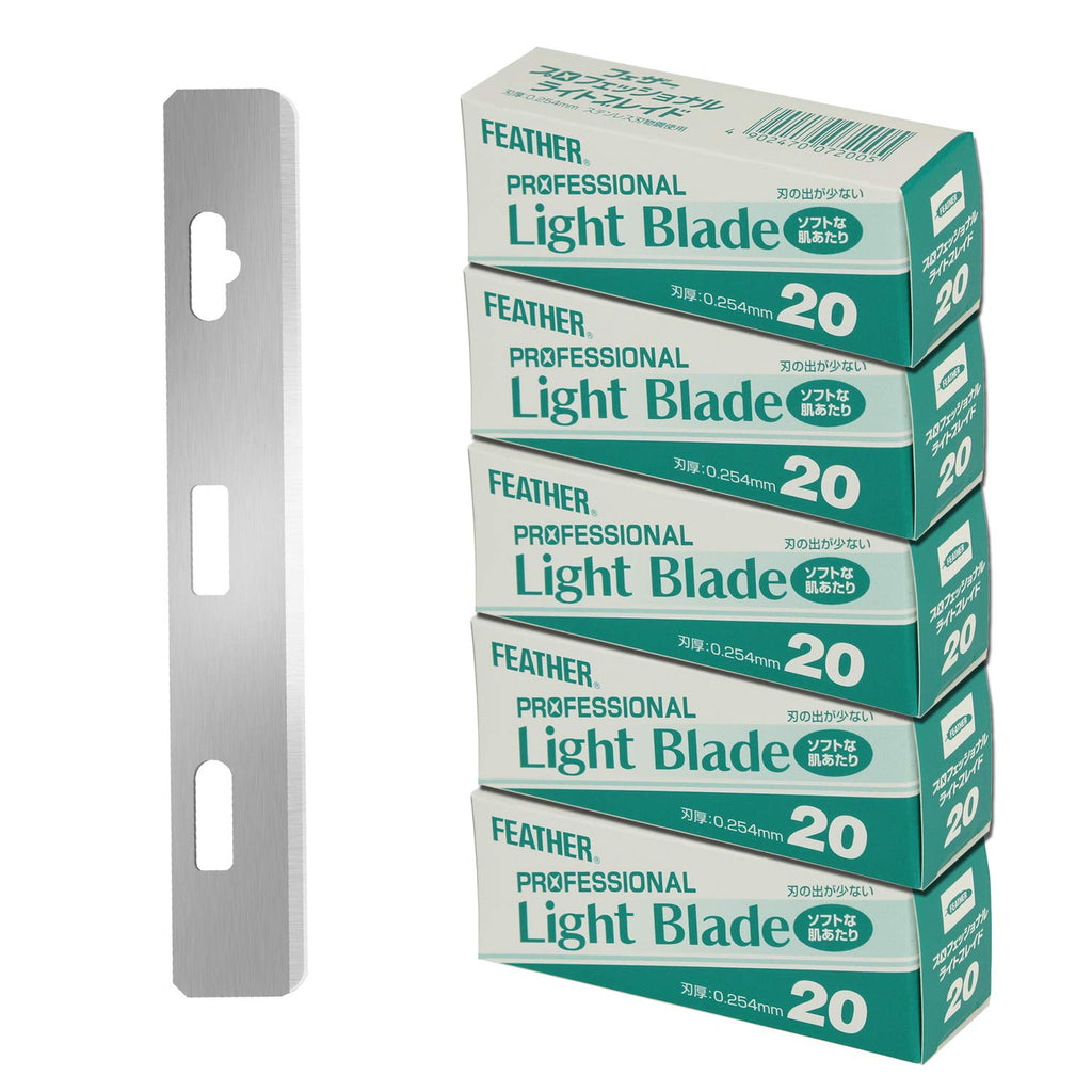 Single Straight Edge Razor Blade Refills, 5 Pack of 20 T85417