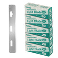 Single Straight Edge Razor Blade Refills, 5 Pack of 20 T85417