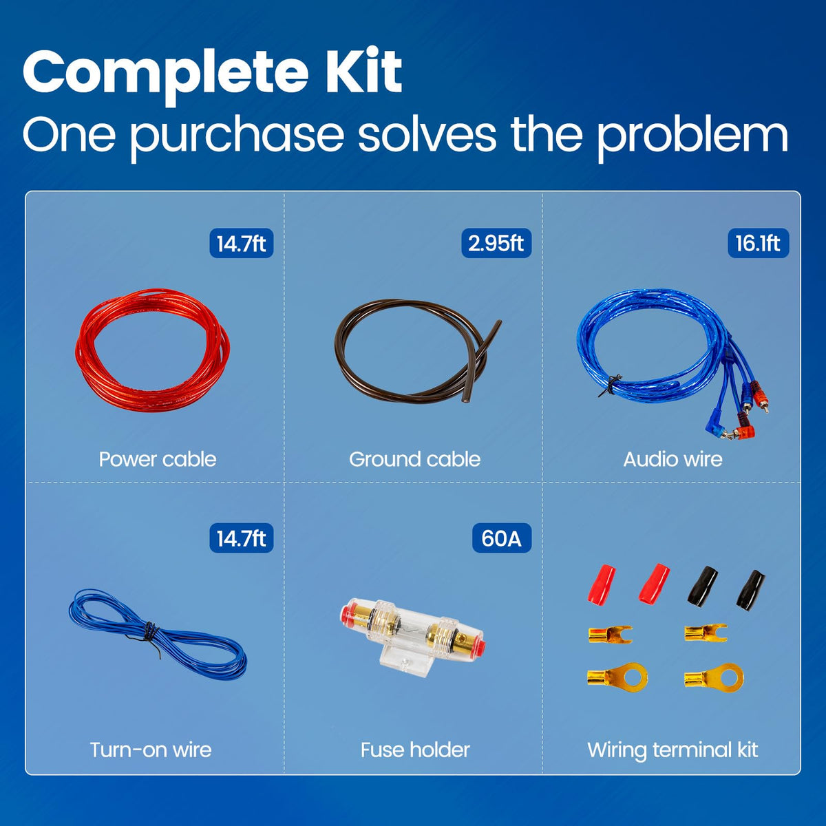 Car Amplifier Wiring Kit M108761