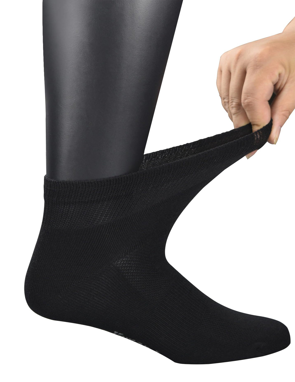 Breathable Ankle Diabetic Socks with Arch Support, 6 Pairs S14014