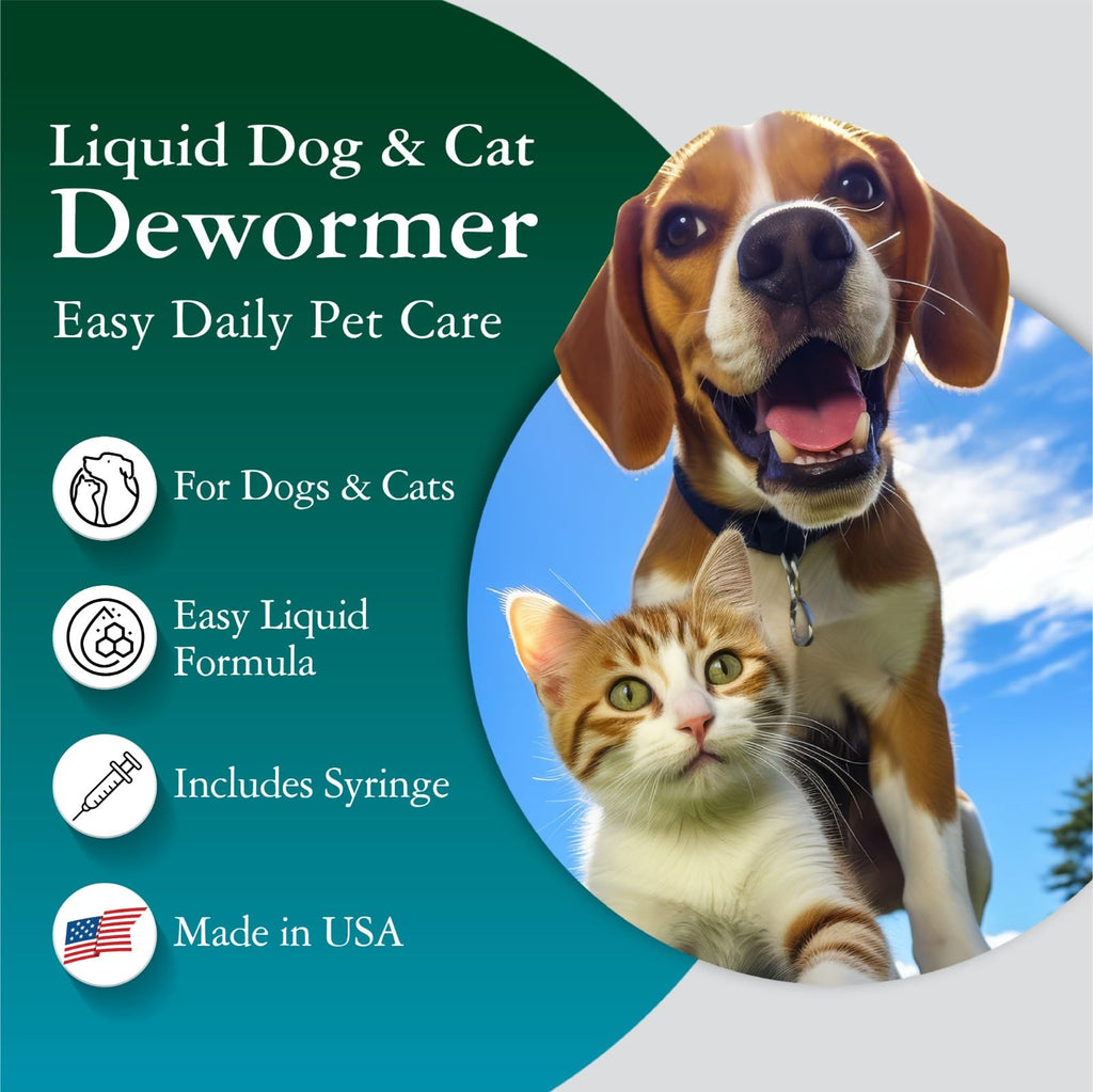 4 oz Vanilla Flavour Liquid Dog & Cat Dewormer with Syringe X219113