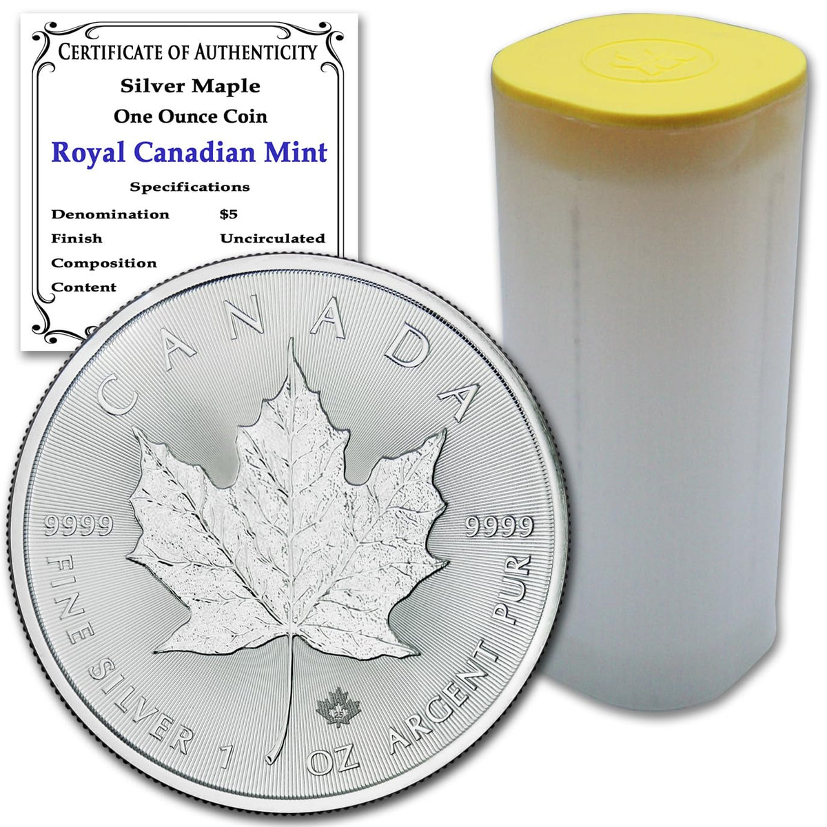 1 oz Canadian Silver Maple Leaf J5628