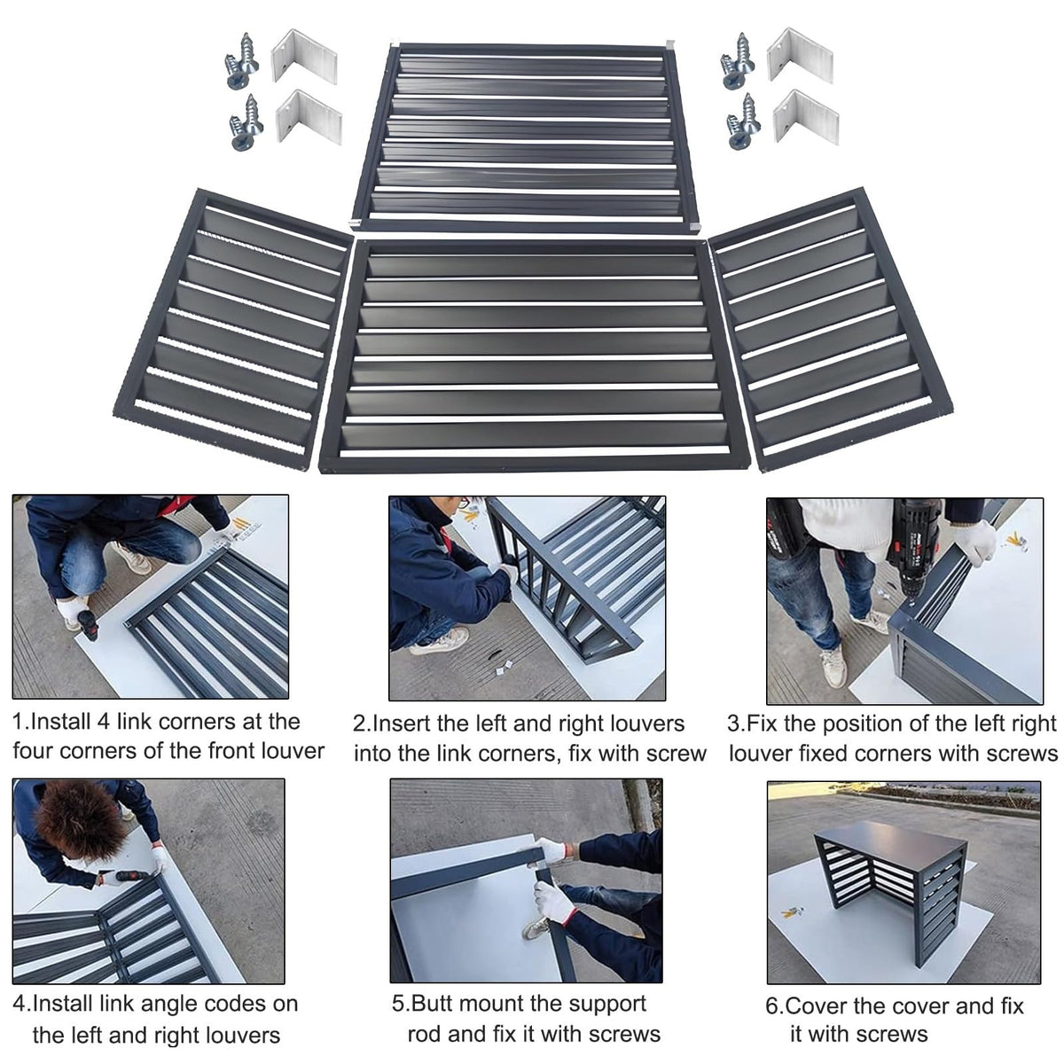 Aluminum Mini-Split Condenser Cover P871