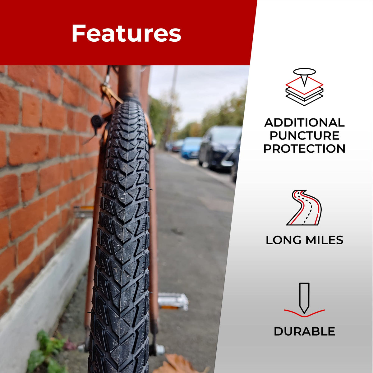 700x35c City Bike Tires & Tubes T4315