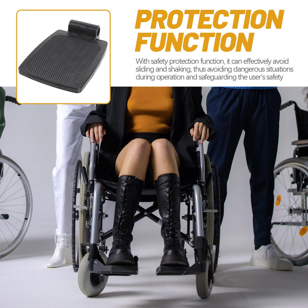 Wheelchair Footrest Pair Plastic Footplates Y78080