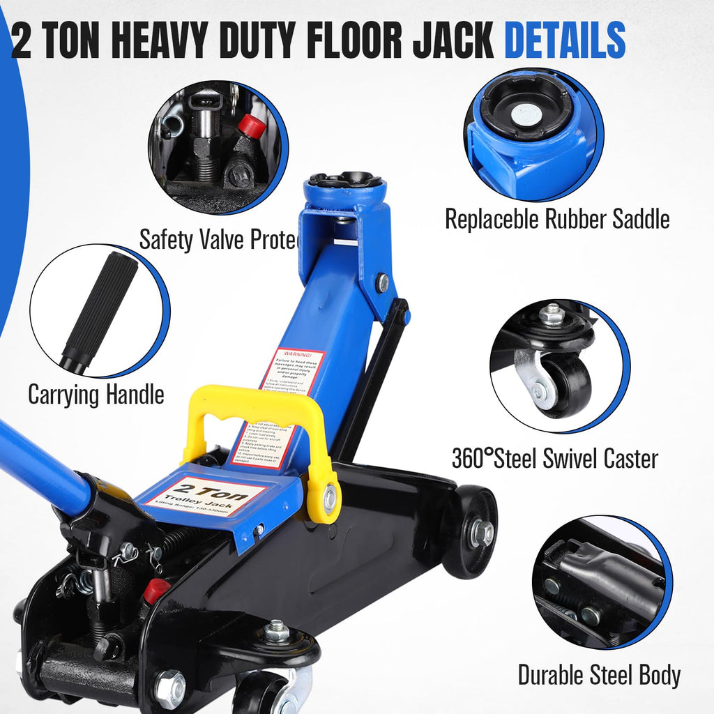2 Ton Low Profile Hydraulic Floor Jack H8192