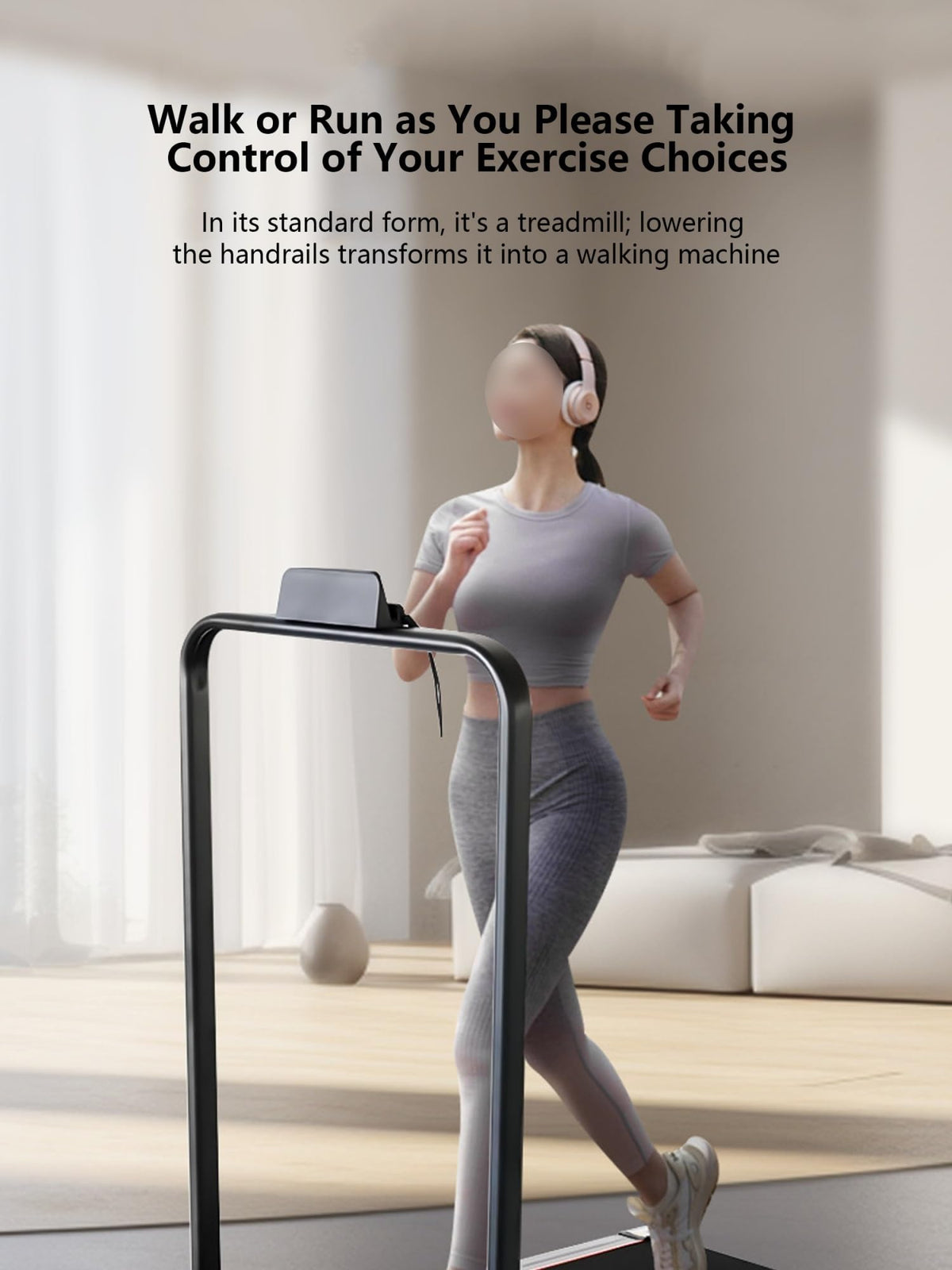 3-in-1 Under Desk Treadmill with Incline R195750