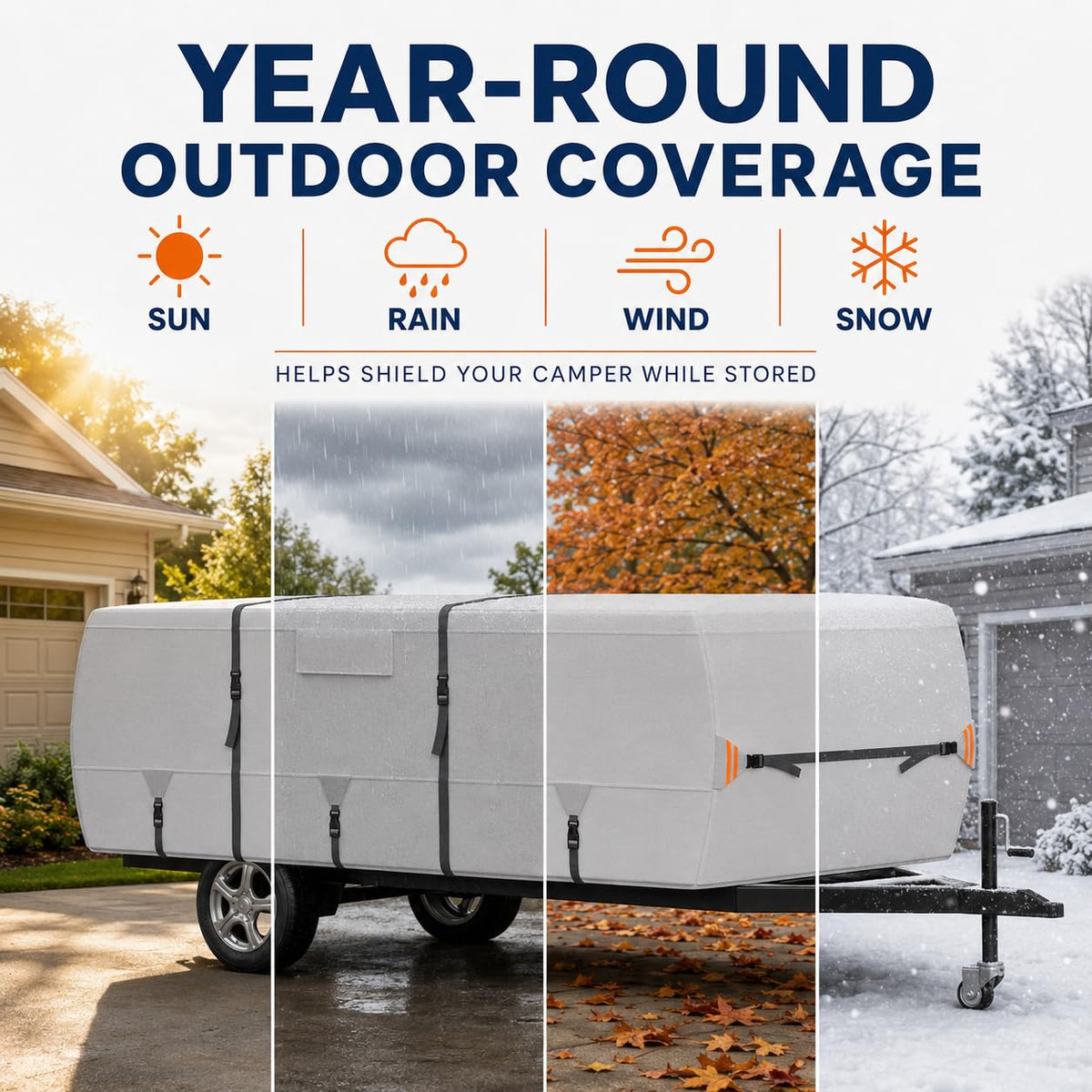 420D Oxford Folding Camper Cover Q8048