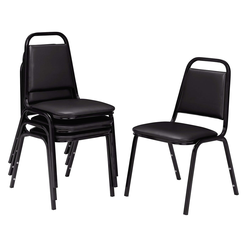 Vinyl Stacking Chair, 4/Pack E8709