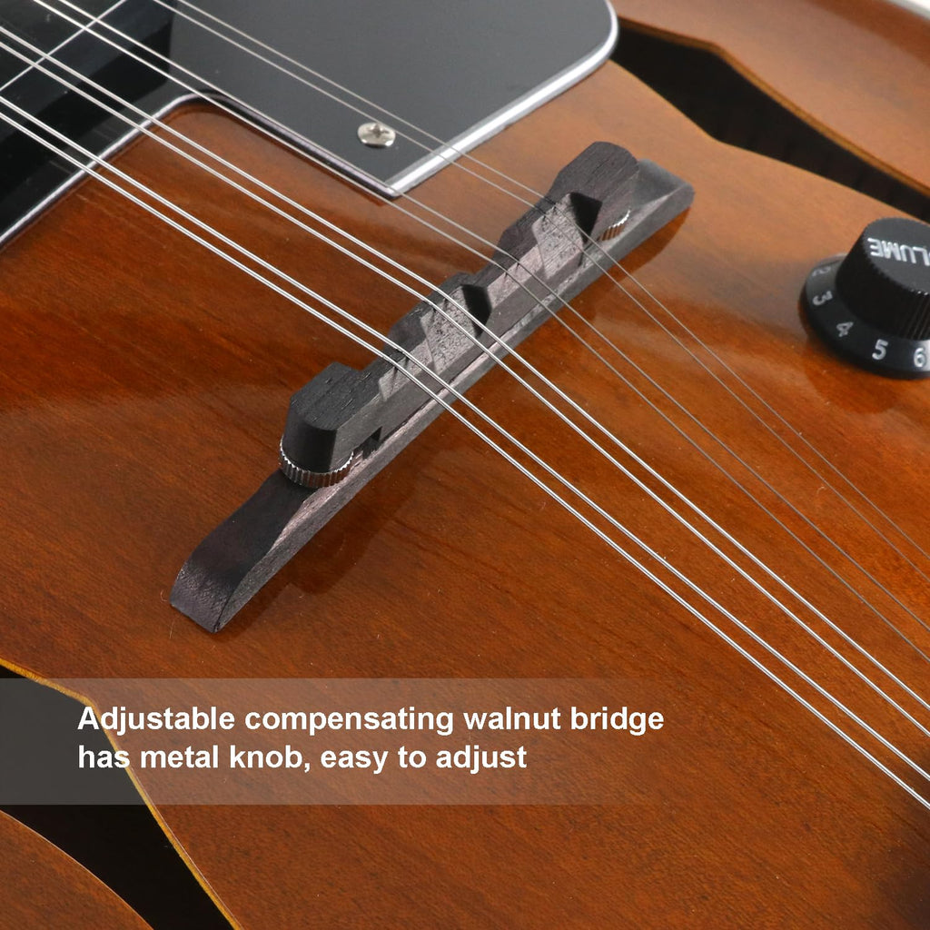 8 String Acoustic-Electric Mandolin Instrument with Pickup U472