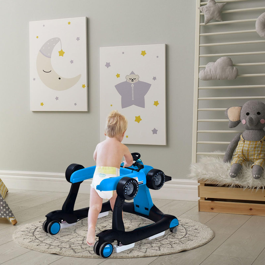 5-in-1 Foldable Baby Walker with Adjustable Height R628768