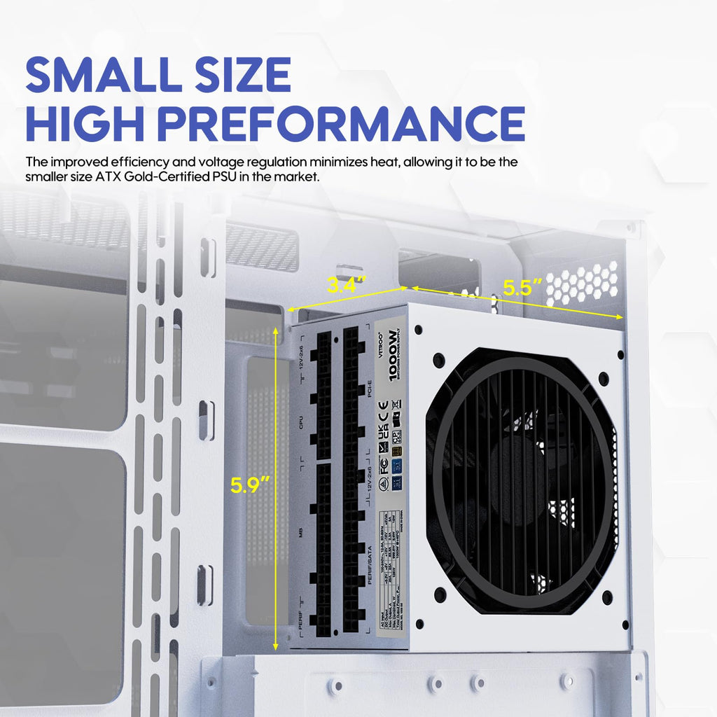 1000W White Power Supply L536637
