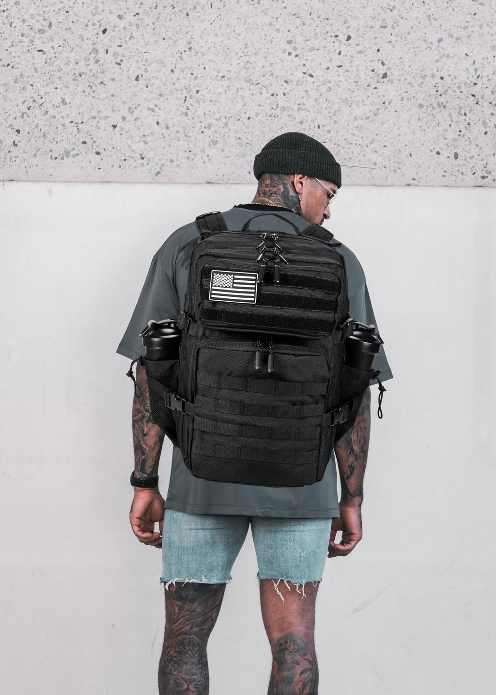 45L Tactical Backpack with Molle System Black K81137