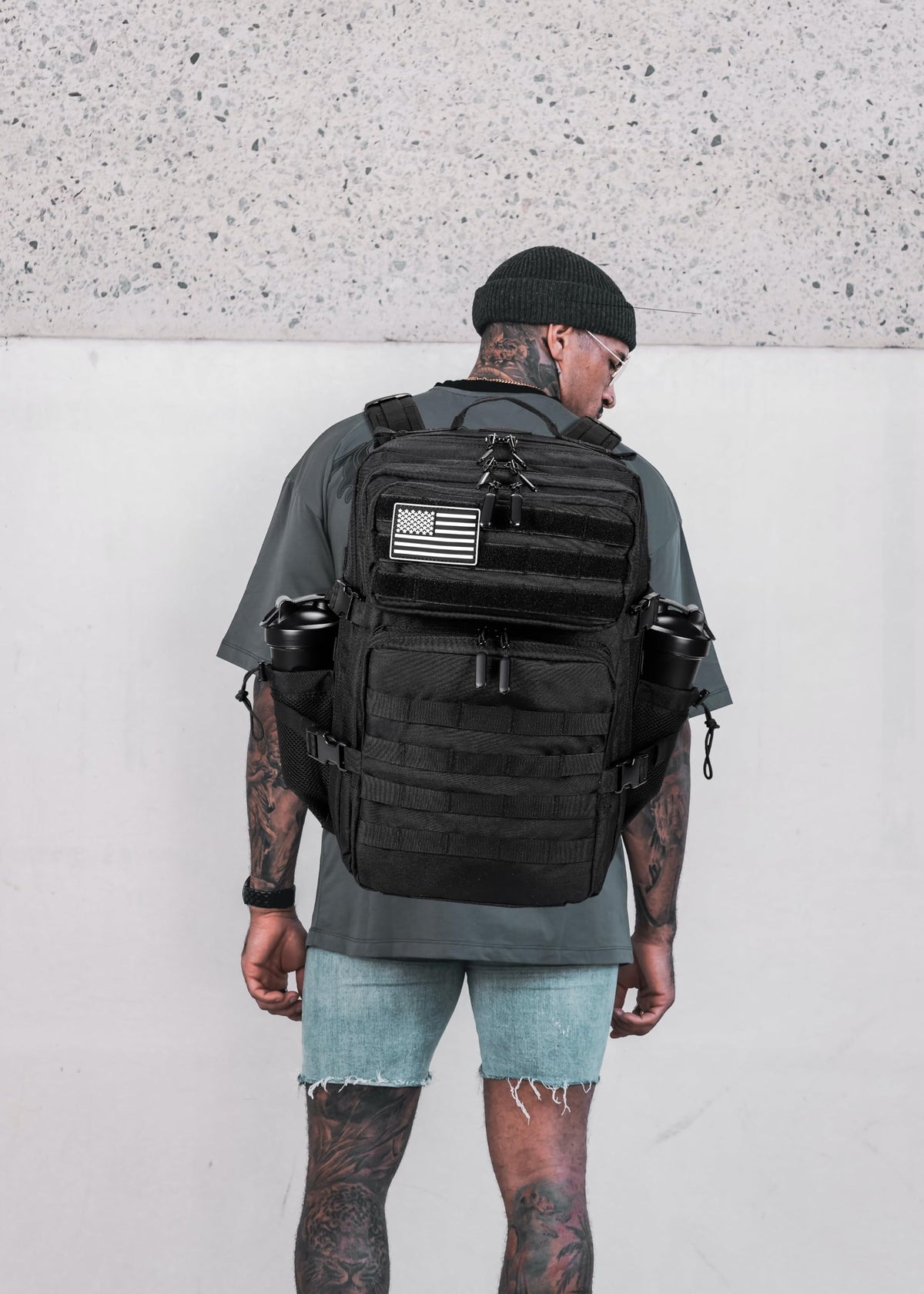 45L Tactical Backpack with Molle System Black K81137