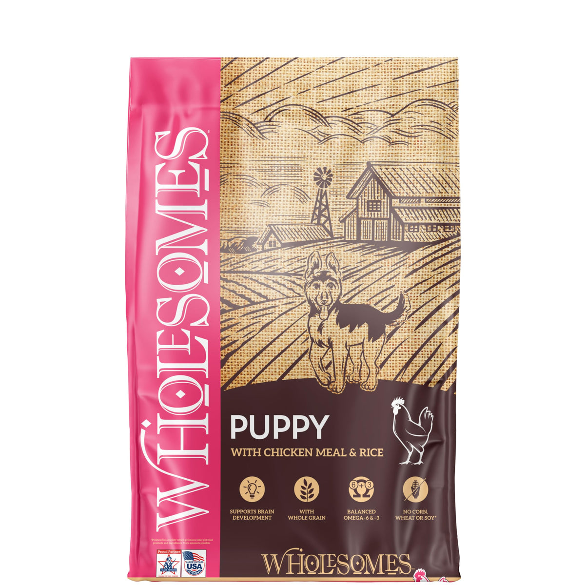 Chicken Meal & Rice Dry Puppy Food 16.5 lb Y748
