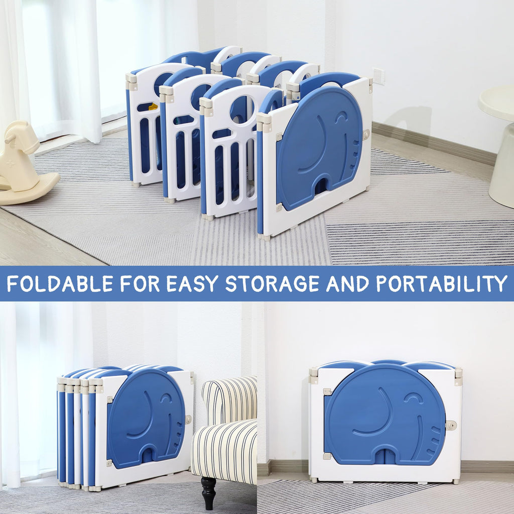 18-Panel Foldable Baby Playpen C4537