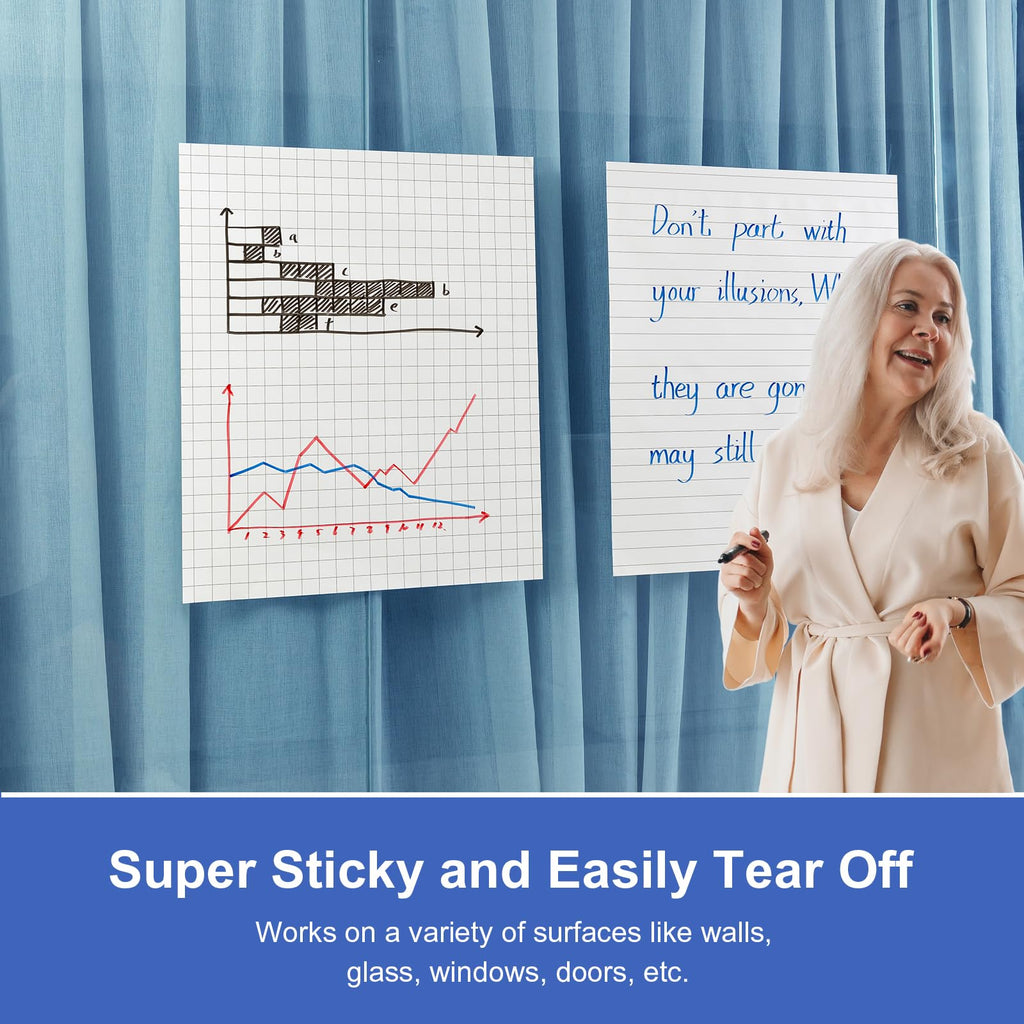 25 x 30 In Flip Chart Easel Pad, 30 Sheets/Pad, 4 Pads V57329