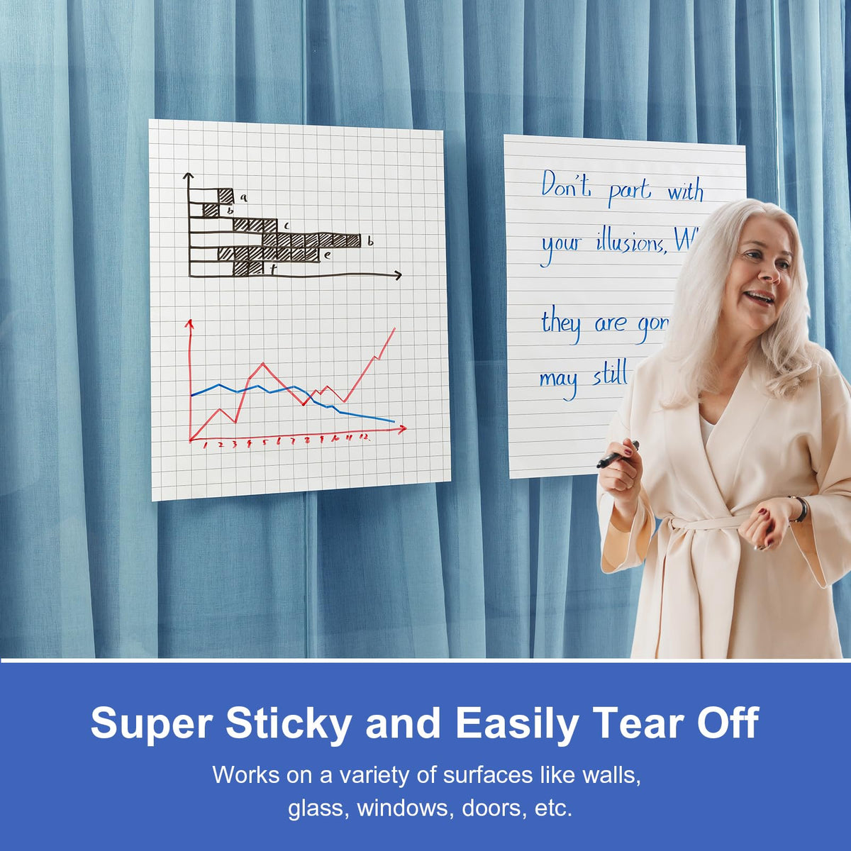 25 x 30 In Flip Chart Easel Pad, 30 Sheets/Pad, 4 Pads V57329