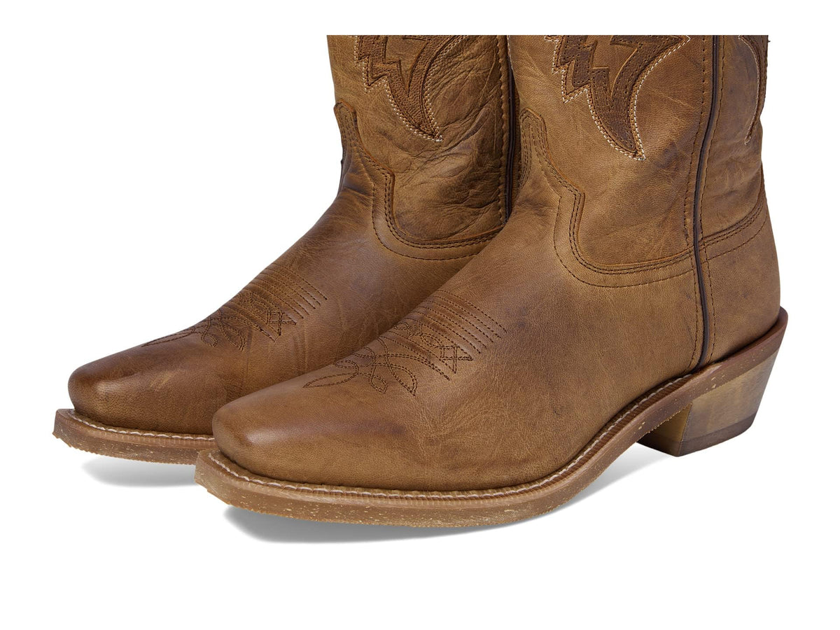 Brown Mid Calf Pull On Boots E958
